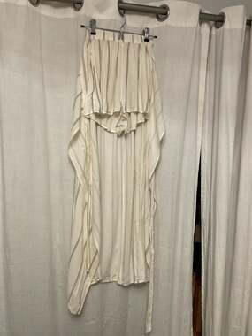 Japna Striped Wrap Maxi Skirt with Built-in Shorts Size S